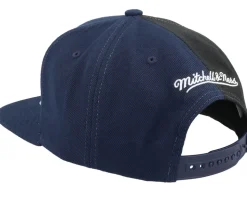 Golden State Warriors Retroline Navy Snapback - Mitchell & Ness