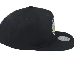 Golden State Warriors Shattered Black Snapback - Mitchell & Ness