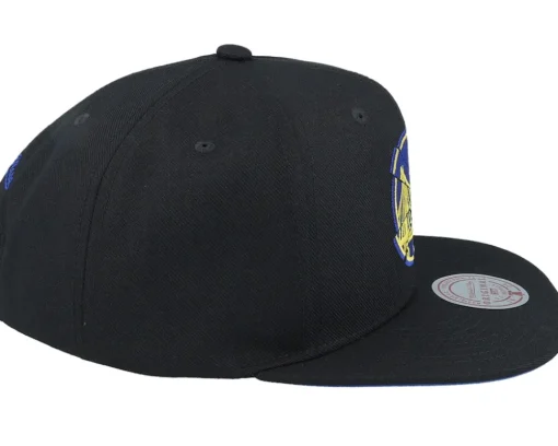 Golden State Warriors Shattered Black Snapback - Mitchell & Ness