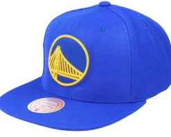 Golden State Warriors Team Ground 2.0 Blue Snapback - Mitchell & Ness