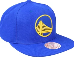 Golden State Warriors Team Ground 2.0 Blue Snapback - Mitchell & Ness