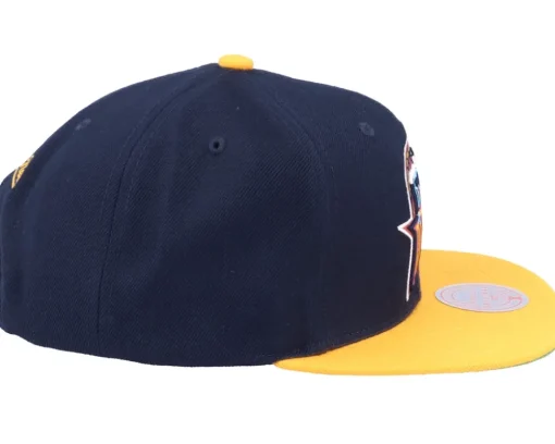 Golden State Warriors Team 2 Tone Navy/Gold Snapback - Mitchell & Ness