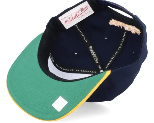 Golden State Warriors Team 2 Tone Navy/Gold Snapback - Mitchell & Ness