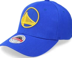 Golden State Warriors Team Ground 2.0 Stretch Blue Adjustable - Mitchell & Ness