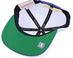 Golden State Warriors Waverunner White/Blue Snapback - Mitchell & Ness