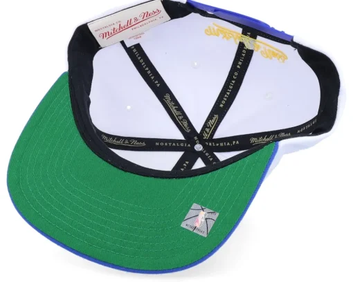 Golden State Warriors Waverunner White/Blue Snapback - Mitchell & Ness