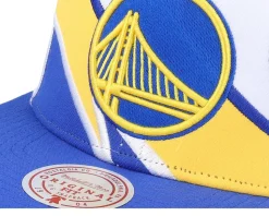 Golden State Warriors Waverunner White/Blue Snapback - Mitchell & Ness