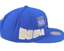 Golden State Warriors World Champs Royal Snapback - Mitchell & Ness
