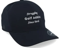 Golf Addict Cord Black Delta Flexfit - Pins & Stripes