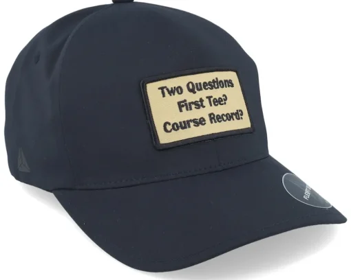 Golf Patch Logo Black Delta Flexfit - Pins & Stripes
