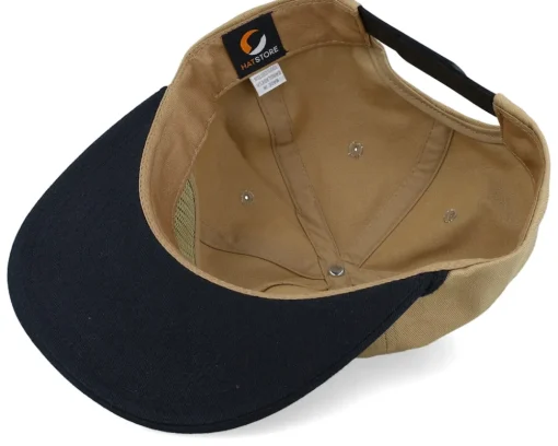 Golf Patch Logo Rope Khaki/Black Snapback - Pins & Stripes