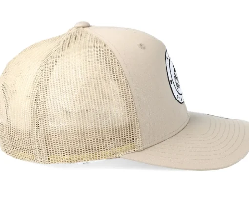 Gone Fishing Logo Khaki Trucker - Hunter