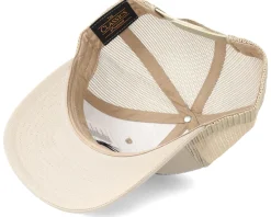 Gone Fishing Logo Khaki Trucker - Hunter