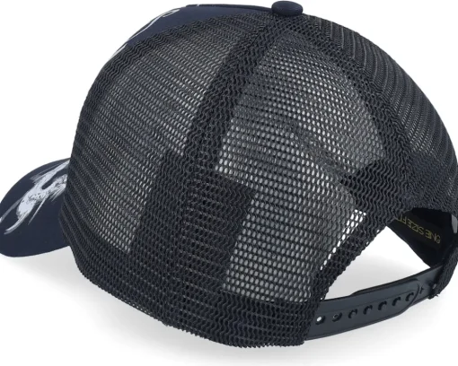 Goth Dragon Twill Front Mesh Black A-Frame Trucker - Ed Hardy