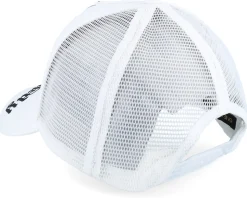 Gothic Skull In Flames White/White A-Frame Trucker - Ed Hardy