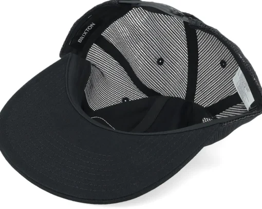 Grade Hat Black/Orange/White Trucker - Brixton