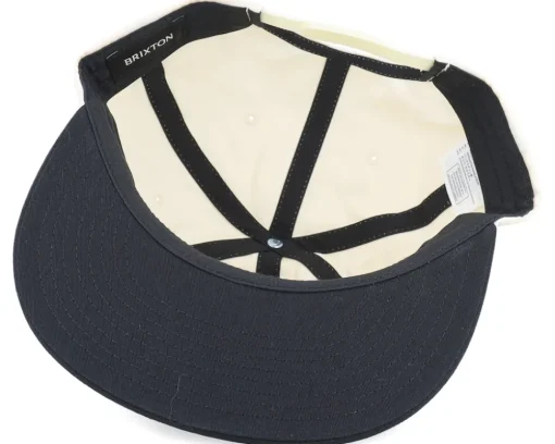 Grade Hp Off White/Black Snapback - Brixton