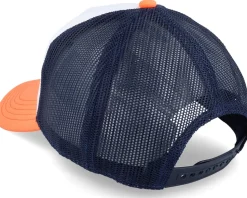 Great Lakes Riptide Valin White/Navy/Light Orange Trucker - American Needle