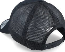 Great Wave Japan Patch Retro Black Trucker - Iconic