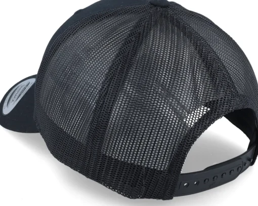 Great Wave Japan Patch Retro Black Trucker - Iconic