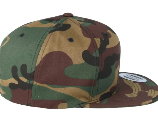 Green Camo Snapback - Yupoong