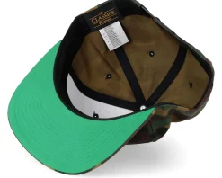 Green Camo Snapback - Yupoong