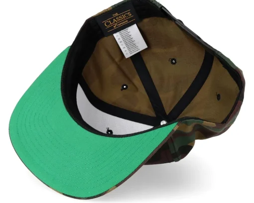 Green Camo Snapback - Yupoong