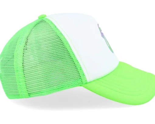 Green Painted Tounge Green/White Foam Trucker - The Rolling Stones
