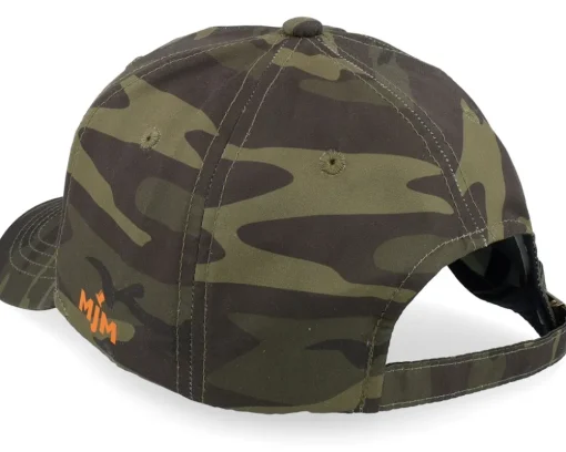 Grey Duck Hunting Cap Camo Green Adjustable - MJM Hats