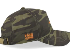 Grey Duck Hunting Cap Camo Green Adjustable - MJM Hats