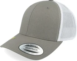 Grey/White Classic Recycled Trucker - Yupoong