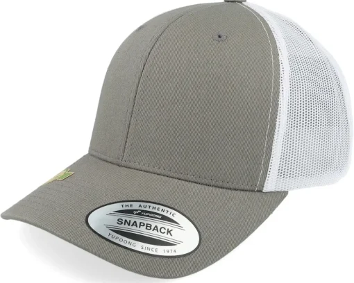 Grey/White Classic Recycled Trucker - Yupoong