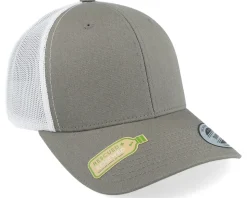 Grey/White Classic Recycled Trucker - Yupoong