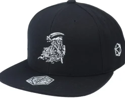 Grim Reaper Black Snapback - Critiql Hit