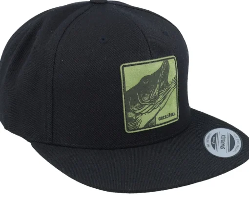 Grisjävel Laser Black Snapback - Skillfish