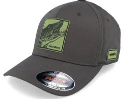 Grisjävel Laser Dark Grey Flexfit Wooly - Skillfish