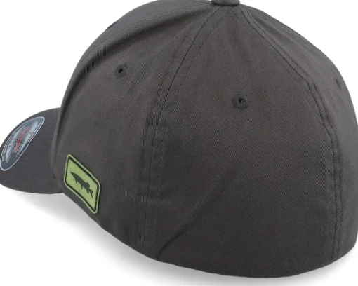 Grisjävel Laser Dark Grey Flexfit Wooly - Skillfish