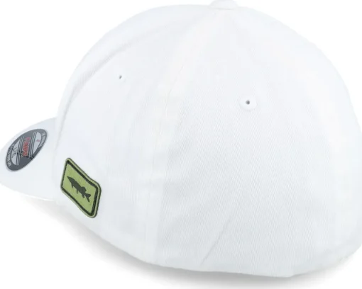 Grisjävel Laser Organic White Flexfit - Skillfish