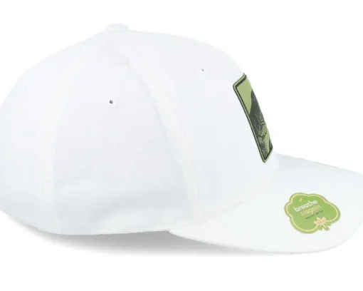 Grisjävel Laser Organic White Flexfit - Skillfish