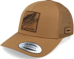 Grisjävel Laser 6-panel Retro Caramel Trucker - Skillfish