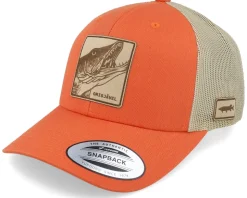 Grisjävel Laser Retro Orange/Khaki Trucker - Skillfish