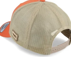 Grisjävel Laser Retro Orange/Khaki Trucker - Skillfish