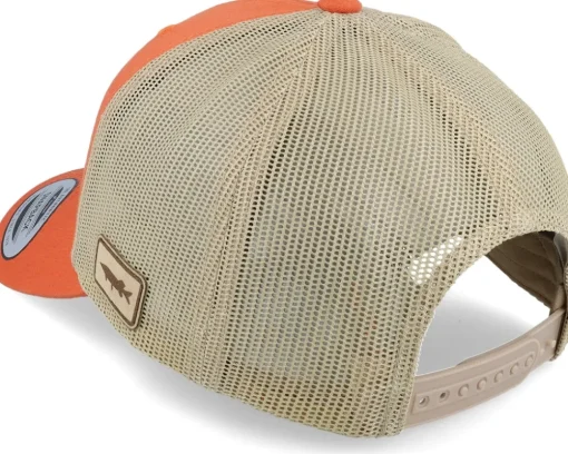 Grisjävel Laser Retro Orange/Khaki Trucker - Skillfish