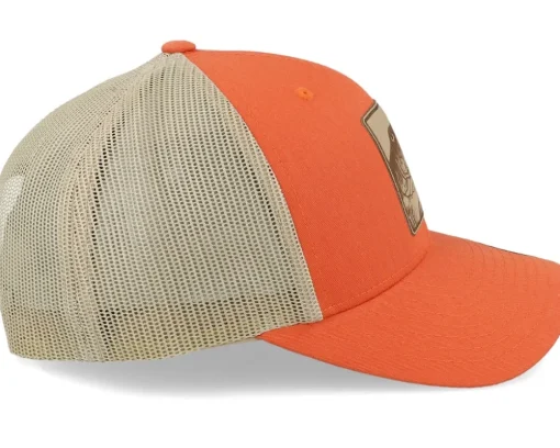 Grisjävel Laser Retro Orange/Khaki Trucker - Skillfish