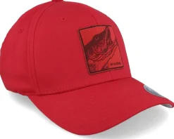 Grisjävel Laser Wooly Combed Red Flexfit - Skillfish
