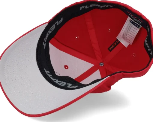Grisjävel Laser Wooly Combed Red Flexfit - Skillfish