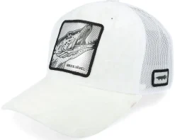 Grisjävel Silver Velvet Black A-frame Trucker - Skillfish