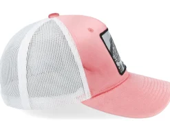 Grisjävel Silver Velvet Pink/White A-frame Trucker - Skillfish