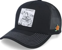 Grovmalet Cap Black Trucker - SQRTN