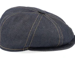 Gustav Organic Denim Black Snap Cap - CTH Ericson